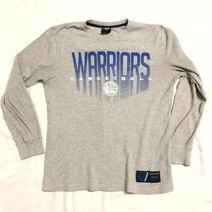 NBA Warriors basketball long sleeve thermal shirt, Mens size large